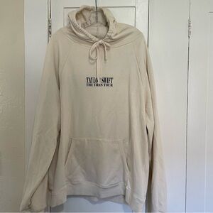 Taylor Swift Cream Hoodie The Eras Tour size xl